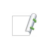 Prisetiket, Meto, Non.Perm. 29x28mm hvid, pakke a 5 stk