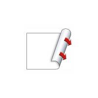 Prisetiket, Meto, Permanent 29x28mm hvid, pakke a 5 stk