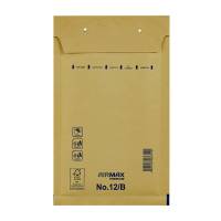 Boblepose, 12/B, 140 x 225 mm indre dim: 215 x 120 mm, Kort side &aring;ben peel&seel, Skr&aelig;l og forsegl, brun v&aelig;gt: 0.018 kg, pakke a 200 stk palle a 24 kartoner, palle a 24 kartoner FSC Mix Credit