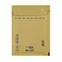 Boblepose, 13/C, 170 x 225 mm indre dim: 215 x 150 mm, Kort side &aring;ben peel&seel, Skr&aelig;l og forsegl, brun v&aelig;gt: 0.021 kg, pakke a 100 stk palle a 40 kartoner, palle a 40 kartoner FSC Mix Credit