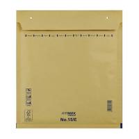 Boblepose, 15/E, 240 x 275 mm indre dim: 265 x 220 mm, Kort side &aring;ben peel&seel, Skr&aelig;l og forsegl, brun v&aelig;gt: 0.039 kg, pakke a 100 stk palle a 24 kartoner, palle a 24 kartoner FSC Mix Credit