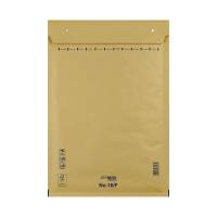 Boblepose, 16/F, 240 x 350 mm indre dim: 340 x 220 mm, Kort side &aring;ben peel&seel, Skr&aelig;l og forsegl, brun v&aelig;gt: 0.046 kg, pakke a 100 stk palle a 18 kartoner, palle a 18 kartoner FSC Mix Credit