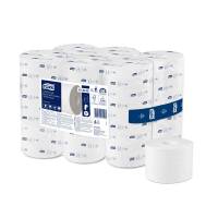 Toiletpapir, Tork, Premium, Mid-Size T7 3 lag, tissue, hvid 93mm x 63.30m, kasse a 18 ruller FSC Mix Credit