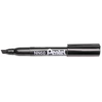 Marker, Pentel Recycology, NN60, 4-6MM Skr&aring; spids, sort, 2406001