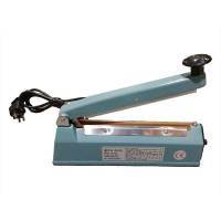 Impulssvejser, Bordmodel til manuel brug, Impulsforsegling arbejdsbredde: 200.0 mm, til PE-folie galvaniseret st&aring;l, bl&aring;, 220 v v&aelig;gt: 2.300 kg