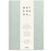 Notesbog, Mayland Deluxe, A5, gr&oslash;n, 148 x210mm, 100g/m2, FSC Mix Credit