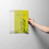 Infolomme, Durable transparent, kl&aelig;bende, RPET, 210x297mm pakke a 5 stk