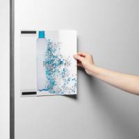Infolomme, Durable transparent, Magnetisk, RPET, 210x297mm pakke a 5 stk