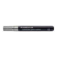 Paintmarker, Staedtler Lumocolor, 349-11 Rund, silver, 349-81