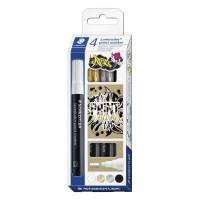 Paintmarker, Staedtler Lumocolor, 349-11 Rund, assorteret, 349 C4 karton a 10 stk
