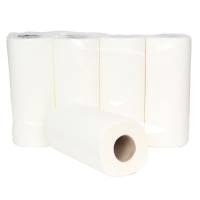 K&oslash;kkenrulle, Clean Line, virgen fibers 2 lag, Papir, hvid x 16.00m pakke a 32 ruller