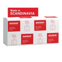 Papirh&aring;ndkl&aelig;der ark, Katrin, Classic 2 lag, hvid 203mmx240mm, karton a 3000 stk