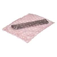 Boblefoliepose, 300 x 400 mm, Pose 2 lag, COEX-film, LD-PE, Antistatisk R&oslash;d, Lille boble, Stykke, ingen flap ingen lukning - &aring;ben, pakke a 150 stk palle a 900 stk