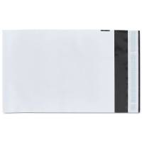 Coex Forsendelsespose, BNT, 75 &micro;m, 1000 x 1230 mm, LD-PE, sort/hvid permanent tape lukning, karton a 100 stk