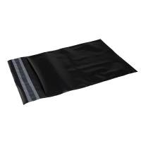 Coex Forsendelsespose, 30 &micro;m, 190 x 250 mm, LD-PE, sort permanent tape lukning, pakke a 100 stk