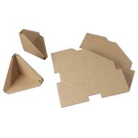 Kant og Hj&oslash;rnebeskyttelse, 3D-hj&oslash;rne 3.000 mm, 100 x 100 mm, l&aelig;ngde: 100 mm tr&aelig;fibre, brun, karton a 800 stk palle a 6 kartoner