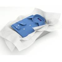 Silkepapir, 19 g/m2, 420 x 640 mm, hvid tr&aelig;fibre, pakke a 960 ark