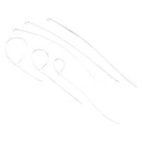 Kabelbinder, 175, nylon/polyamid transparent white, pakke a 1000 stk barlok 175mm