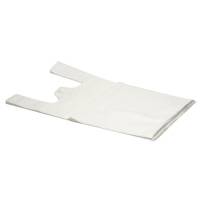 B&aelig;repose, 30 &micro;m, 300 + 150 x 550 mm HDPE, hvid, 2 sidegussets of 75mm each med h&aring;ndtag, karton a 1000 stk F&oslash;devaregodkendt