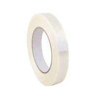 Filamenttape, 19 mm x 50.00 m samlet tykkelse 999 &micro;m kernediameter: 76 mm, Rulle, pp Syntetisk gummi, hvid, pakke a 48 ruller palle a 4224 ruller