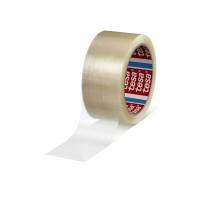 Pakketape, TESA 4280, 48 mm x 66.00 m 25 &micro;m, kernediameter: 76 mm, h&aring;ndrulle pp, hot melt, St&oslash;jende, transparent kasse a 36 ruller