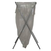 Affaldsspand Affaldsstativ sammenfoldelig, gr&aring;, 1 stk palle 183 stk