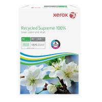 Xerox, Recycled Supreme 100\%, white ColorLok, Kopipapir, 100 \% genbrug 80g/m2, 210mm x 297mm, A4, Smal bane pakke a 500 ark, FSC Recycled Credit 003R95860