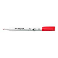 Whiteboardmarker, Staedtler Lumograph 301-2, 1-3MM, Spids, r&oslash;d, non-permanent
