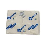 K&oslash;lepose, 200 x 280 x 50 mm hvid translucent, pakke a 100 stk F&oslash;devaregodkendt