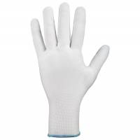 Sk&aelig;rehandske Laiwu 0326 finstrikket handske nylon/polyamid, hvid, pakke med 6 par