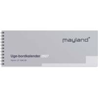 Bordkalender, Mayland, 257x97mm &aring;r: 2027, Flerfarvet,, FSC Mix Credit