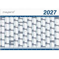 V&aelig;gkalender, Mayland k&aelig;mpe, 60x700mm &aring;r: 2027, Flerfarvet,