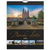 V&aelig;gkalender, Mayland Photo Danske slotte, 296x393mm &aring;r: 2027, Flerfarvet,, FSC Mix Credit