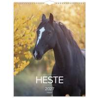 V&aelig;gkalender, Mayland Photo, HESTE, 295 x394mm &aring;r: 2027, Flerfarvet,, FSC Mix Credit