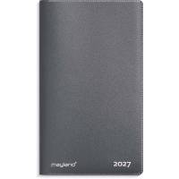 M&aring;nedskalender, Mayland Index, Mini, 84 x138mm &aring;r: 2027, Gr&aring;,, FSC Mix Credit