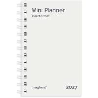 Refill, Mayland Planner, Mini, 85x127mm &aring;r: 2027, Flerfarvet,, FSC Mix Credit