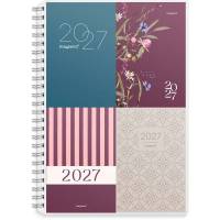Ugekalender, Mayland, 164x218mm &aring;r: 2027, Flerfarvet,, FSC Mix Credit