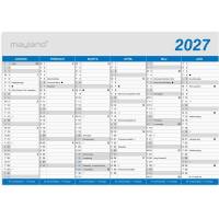 V&aelig;gkalender, Mayland, Classic, 209x147mm &aring;r: 2027, Flerfarvet,, FSC Mix Credit
