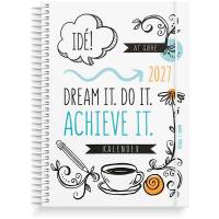 Livsstilskalender, Mayland Life Planner Doodle, 167x212mm &aring;r: 2027, Flerfarvet,, FSC Mix Credit