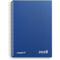 Timekalender, Mayland Classic, 190x242mm &aring;r: 2028, bl&aring;,, FSC Mix Credit