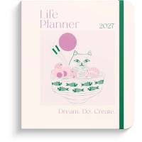Livsstilskalender, Mayland Life Planner 190x216mm &aring;r: 2027, Flerfarvet,, FSC Mix Credit