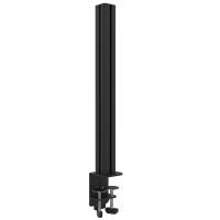 Monitorarm, Unilux, Mast 58CM m. Klemme 364x919mm, sort