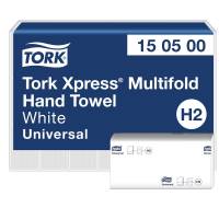 Papirh&aring;ndkl&aelig;der ark, Tork, Universal, H2 1 lag, ubleget 196mmx255mm, 5040 stk FSC Recycled Credit
