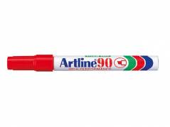 Marker Artline 90 permanent rød 2-5mm