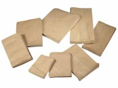 Bagerpose 4kg brun 270x455mm 1000stk/pk 45g