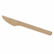 Træbestik kniv Nature line 16,5cm 100stk/pak