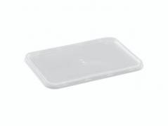 Låg t/plastbakke 500-960ml 175x120mm PP klar 500stk/kar