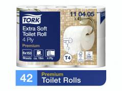 Toiletpapir Tork Premium Extra Soft T4 4-lags pk/42 - 110405