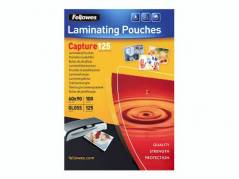 Fellowes Laminating Pouches Capture 125 micron Laminerings poser 60 x 90 mm
