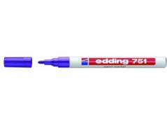 Paint marker Edding 751 permanent violet rund spids 1-2mm